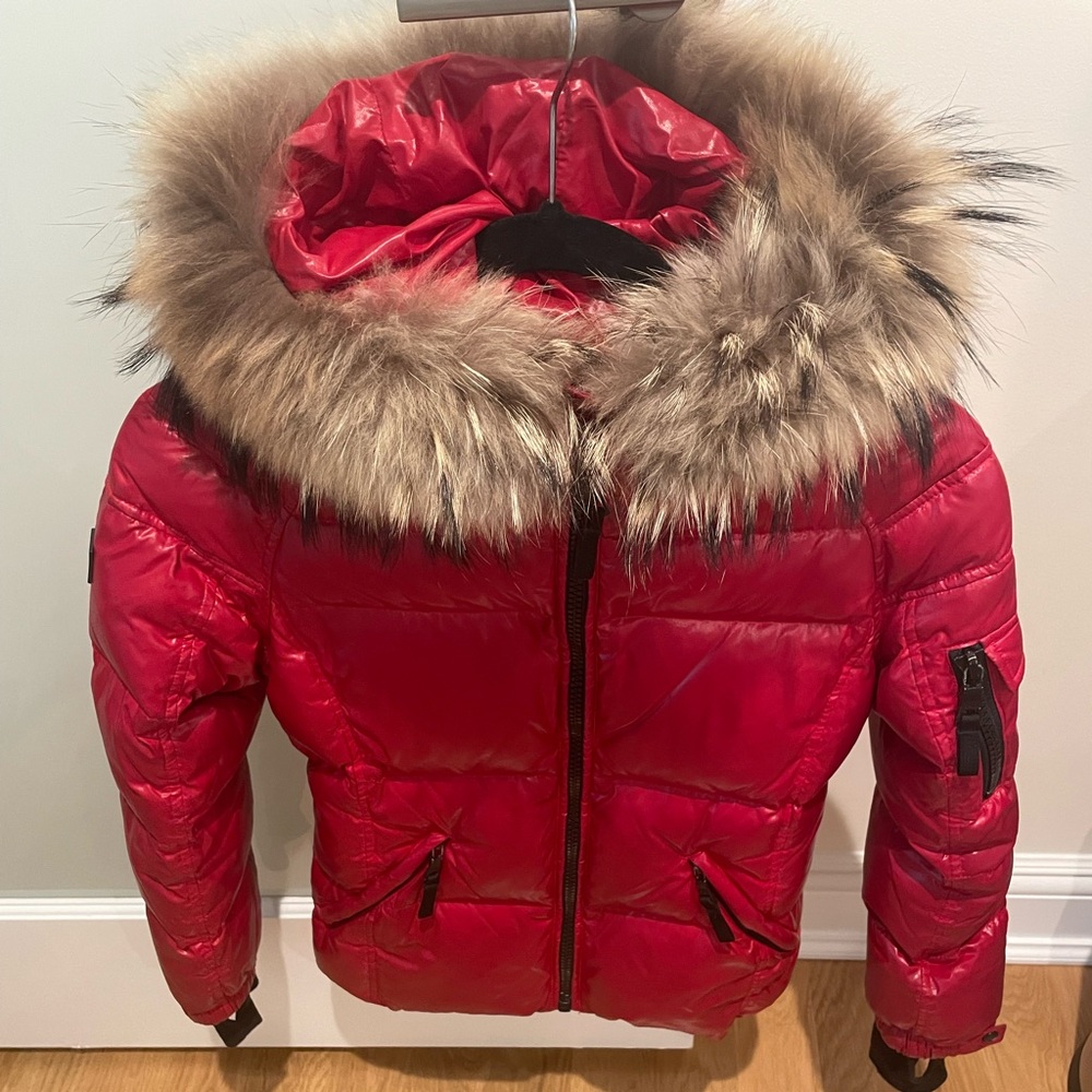 Sam  New York girls faux fur Elsa coat
